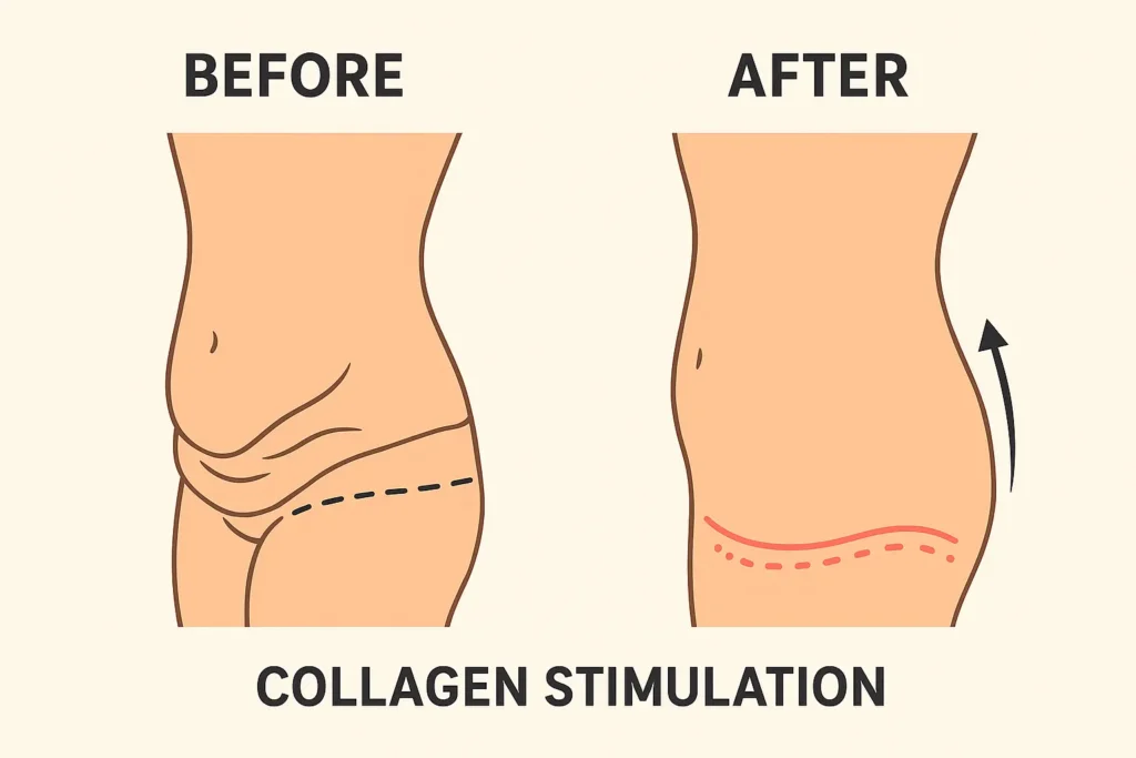 Before and after results for sagging skin after weight loss injections Abingdon