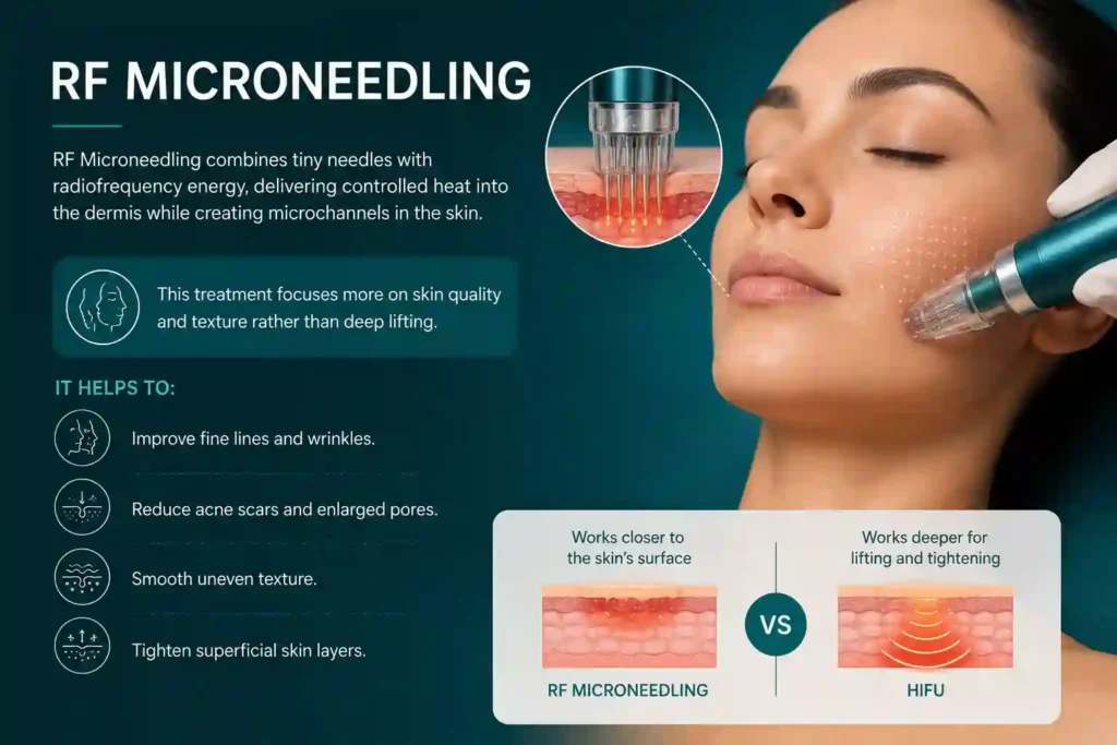 What Does RF Microneedling Do That HIFU Alone Cannot Abingdon